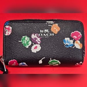 Floral coach wallet
